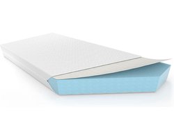 Schuimmatras 120x200 – 15 cm hoog SkyCell Foam SG25 – Schuimmatrassen met Wasbare tijk – Rookie Foam Matras