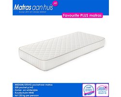 TED - Pocketvering matras - 120 x 200 x 21 cm