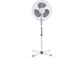 Astro ventilator staand - 40 cm diamter grijs  met zwenkfunctie | in hoogte verstelbaar van 85 tot 125 cm