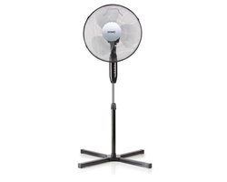 DOMO DO8140 Statiefventilator - Ø 40 cm - In hoogte verstelbaar - Zwart