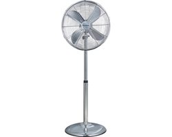 Klausberg 7539 - statiefventilator - chroom - 40 cm - 50W - staande ventilator