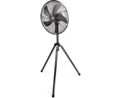 Lifetime Air Statiefventilator - 230V - Hoogte 125-145 CM - Driepoot Statief - 3 Snelheden - Oscillerende Functie - Kantelbaar - Zilver