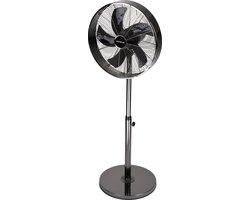 Lifetime Air Statiefventilator - 230V - Hoogte 85-125 CM - 3 Snelheden - Oscillerende Functie - Kantelbaar - Zilver