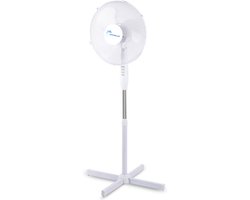 Lifetime Air Statiefventilator FS40 - 42 W - Zwenkfunctie - Ø 40 cm - Wit