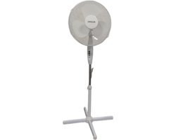 Merkloos Ventilator Staand - 3 Standen - Ø 40 cm. - Wit