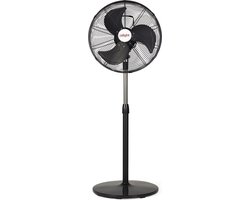 Ralight - Statiefventilator 45cm - Professionele kwaliteit - Zwart - 3 standen - Zwenkbaar - Erg sterk en krachtig