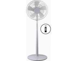 TECNOLUX - Ventilator Ø 40 Cm - In Hoogte Vaststelbaar WIT MET AFSTANDBEDIENING - VPL4003RC