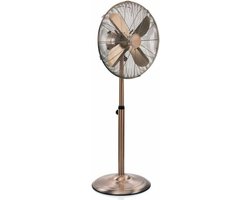 Tristar VE-5971 - Retro Statiefventilator - Ø 40 cm - Koperen afwerking