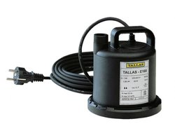 Tallas vlakke afzuigpomp E 160 NA vlakke afzuiging tot 3 mm 90 watt zwart