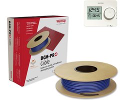 10m² DCM-PRO Vloerverwarming kabel voor 10m² + gratis WARMUP Tempo klokthermostaat