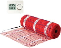 4.0m² StickyMat 200W/m² Elektrische vloerverwarming mat | WARMUP | + Gratis TEMPO Klokthermostaat