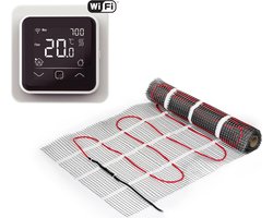 Ben Comforta Vloerverwarming met WIFI Klokthermostaat 2,5 m² Wit