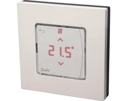 Danfoss Icon - 230V schakelaar- Kamerthermostaat 088U1010 - 230V in > 230V uit Vloerverwarmingsregelaar - Danfoss Icon / Icon™ Room Thermostat, 230V Display In-wall 80x80, Ruimtethermostaat, verkoop per: 1 x 1 stuk