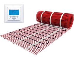 e-Heat Mat - Set 1 m² / 150 Watt, Elektrische Vloerverwarming