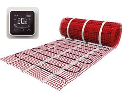 e-Heat Pro Mat (WiFi) - Set 1 m² / 150 Watt, Elektrische Vloerverwarming