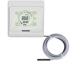 TH 89Plus thermostaat incl ext sensor, inbouw thermostaat met vloer en ruimtesensor