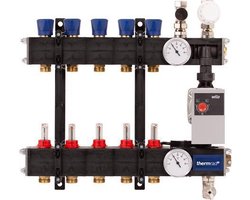 Therminon LTV Compososiet vloerverwarming verdeler 3 groepen