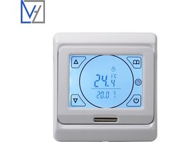 VH Control Metis programmeerbare inbouw thermostaat - Voor elektrische infrarood vloerverwarming en panelen - maximaal 3000 watt - Touchscreen