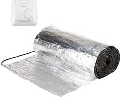 Warmup Set 1m² Verwarmingsfolie + Gratis WARMUP MSTAT Aan/uit Thermostaat | oa laminaat, PVC | 15jr Garantie | elektrische vloerverwarming