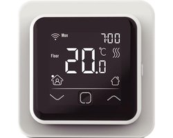 WiFi Klokthermostaat, RAL 9010 (Polar wit)