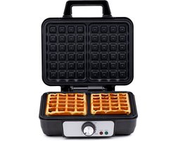 alpina Wafelijzer - Wafelmaker - 1000W - Zwart