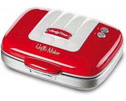 Ariete 1973/00 - 50's Style Wafelijzer - 700W - Anti-aanbakplaat - Rood