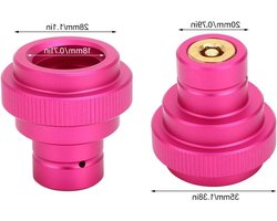 CO2-sneladapter TR21 4 Buitendraad Sodawater Cilinderconnector - Ventielnavulling Accessoires Frisdrankmakers Terra - Roze