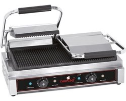 Contactgrill Duetto-Compact (Gegroefd/Gegroefd) - CaterChef 688415 - Horeca