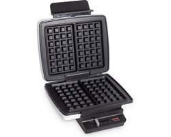 FRITEL Wafelijzer A201 - Waffle maker / Wafelbakijzer - 4x7 - 1200 W - Antiaanbak - Wit - Cool touch handgrepen