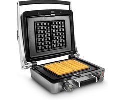 FRITEL WaffleTastic® CW 3638 - Wafelijzer / Wafeltoestel - 4x7 traditionele Belgische wafels - Uitneembare bakplaten - Flip-over systeem - 1600 Watt - Incl. timer - PFAS vrij