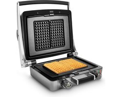 FRITEL WaffleTastic® CW 3648 - Wafelijzer / Wafelmachine - 6x10 wafels - Uitneembare bakplaten - Flip-over systeem - 1600 Watt - Incl. timer