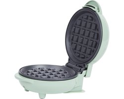 George Wilkinson Mini Wafelijzer – Compact Wafelmaker met Anti-aanbaklaag – Maak Verse Wafels in Minuten!