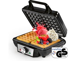 GOURMETmaxx wafelijzer voor Belgische wafels