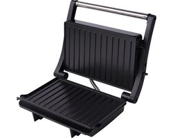 MDM - Multifunctionele panini grill - Tosti ijzer - Tosti apparaat - Contactgrill - 180 Graden diafragma - Antiaanbaklaag - 1000W