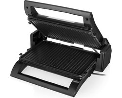 Multi Grill 4-in-1 Verwisselbare platen Zwart - Sandwich- en Tafelgrill met Anti-aanbaklaag wafelijzer met verwisselbare platen