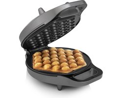 Princess 132465 Bubbelwafelijzer – Bubble wafel – Zeshoekige wafel - Roteerfunctie - 700W - IJshoorn maker - Anti aanbaklaag