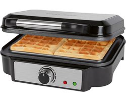 ProfiCook WA 1240 -  Wafelijzer voor 2 Belgische wafels - 1000 Watt