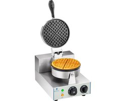 Royal Catering Wafelijzer - 1 x 1300 watt - Rond