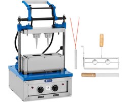 Royal Catering Waffeleisen für Eiswaffeln - 100 - 120 Wafels/h - 74 x 124 mm - Royal Catering