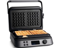 Springlane Wafelijzer Wanda - Wafelmaker - Met Anti-aanbaklaag - Voor Twee Wafels - Incl Receptenboekje - 1600W