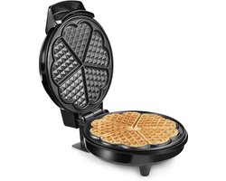 Tristar Wafelijzer WF-1160 - Hartvormige wafels - 5 wafels - Rregelbare thermostaat - 700 watt - Anti-aanbaklaag - Zwart