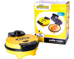 Uncanny Brands - Minions Kevin Wafelijzer - Wafelmaker - 2 maten - 850W