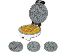 Wafelijzer - Wafelmachine - 3-In-1 - Antiaanbaklaag - 700W - Grijs