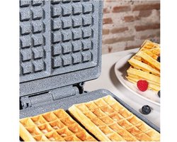 WAFELMAKER CECOTEC GOFRESTONE DOUBLE 1200W - Sandwich maker - Wafelmaker - Wafelmaker/wafelijzer - Sandwichmaker - Wafelijzer - Wafel ijzer