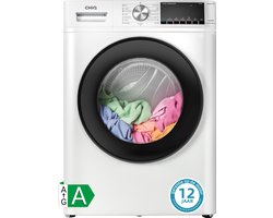 CHiQ CFL80-14586IM3XWA - Wasmachine - 8 KG - Space Pro - 16 programma's - AI Smart - Stoomwassen & Quick Wash - 12 jaar garantie op motor - Wit - Energieklasse A