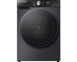 Hisense 5S Serie WF5S1045BB - Wasmachine met Energielabel A - 10,5kg - Auto dosing - 72dB (A) - Steam Wash -1400 toeren - Power Wash 49' - Connectlife