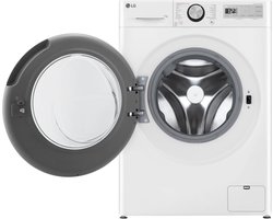 LG - Wasmachine - F4WR3011S6W - A %10- - 11KG - Wit met zwart deur