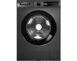 Maxxy WM810MXDB1 - Wasmachine - Voorbelading - 8 kg - 15 Wasprogramma's - Quick Wash - 1400 RPM - Energielabel A - Wasmachines - Titanium grijs