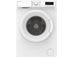 SHARP-ESHA612WDBE-WASMACHINE-6KG-1200TOEREN-ENERGIE KLASSE D-WIT