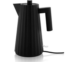 Alessi Plissé Waterkoker 1,7L Zwart